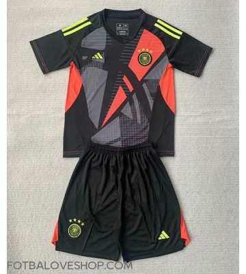 Německo Brankářské Dětské Domácí Dres ME 2024 Krátký Rukáv (+ trenýrky)